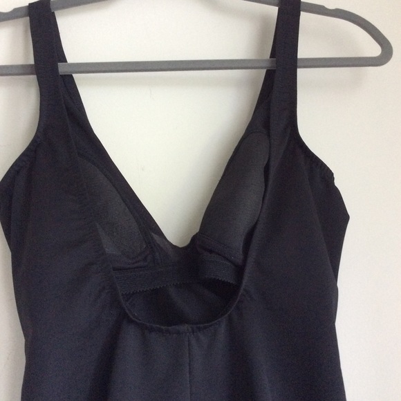 Miraclesuit Swimsuit Womens Medium Black One Piece Embellished Slimming Support - Picture 9 of 16